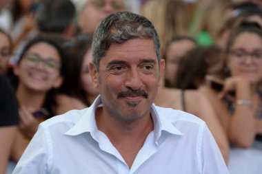 Giffoni Valle Piana, Sa, İtalya - 21 Temmuz 2018: Trio Medusa adlı Giffoni Film Festivali 2018 - üzerinde 21 Temmuz 2018 Giffoni Valle Piana, İtalya