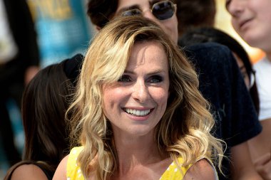 Giffoni Valle Piana, Sa, İtalya - 24 Temmuz 2018: Serena Autieri, Giffoni Film Festivali 2018 - üzerinde 24 Temmuz 2018 Giffoni Valle Piana, İtalya