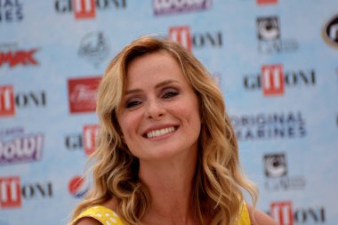 Giffoni Valle Piana, Sa, İtalya - 24 Temmuz 2018: Serena Autieri, Giffoni Film Festivali 2018 - üzerinde 24 Temmuz 2018 Giffoni Valle Piana, İtalya 