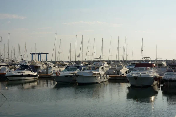 Puerto Marina Arechi Salerno Italia — Foto de Stock