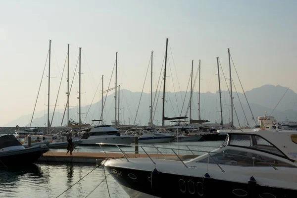 Puerto Marina Arechi Salerno Italia — Foto de Stock