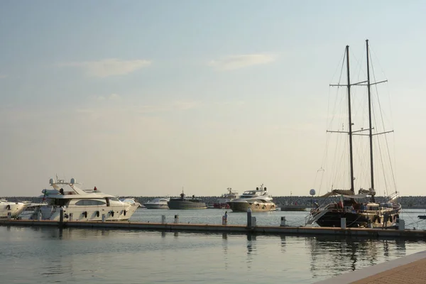 Puerto Marina Arechi Salerno Italia — Foto de Stock