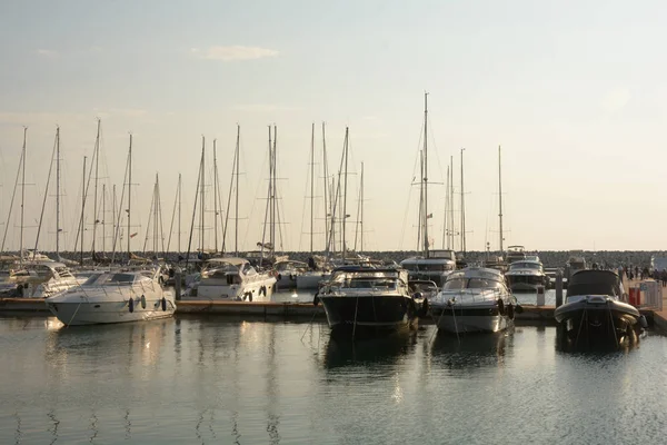 Puerto Marina Arechi Salerno Italia — Foto de Stock