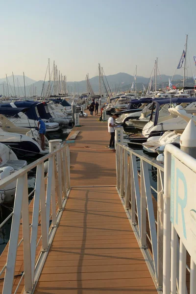 Puerto Marina Arechi Salerno Italia — Foto de Stock