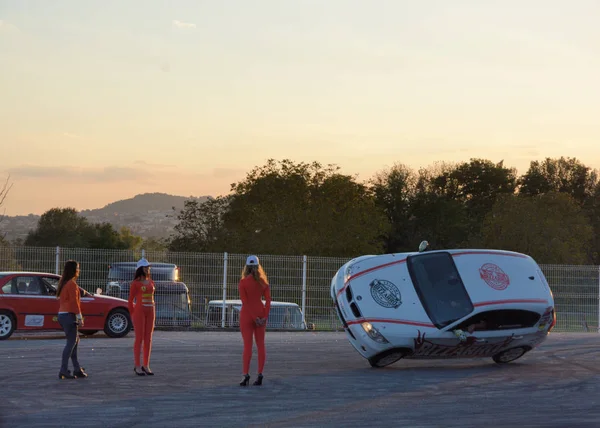 Sud Motor Expo Setembro 2018 Ariano Irpino Itália Performances Acrobacias — Fotografia de Stock