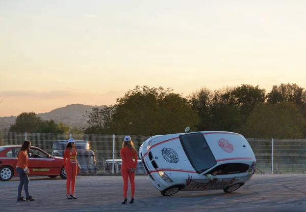 Sud Motor Expo Setembro 2018 Ariano Irpino Itália Performances Acrobacias — Fotografia de Stock