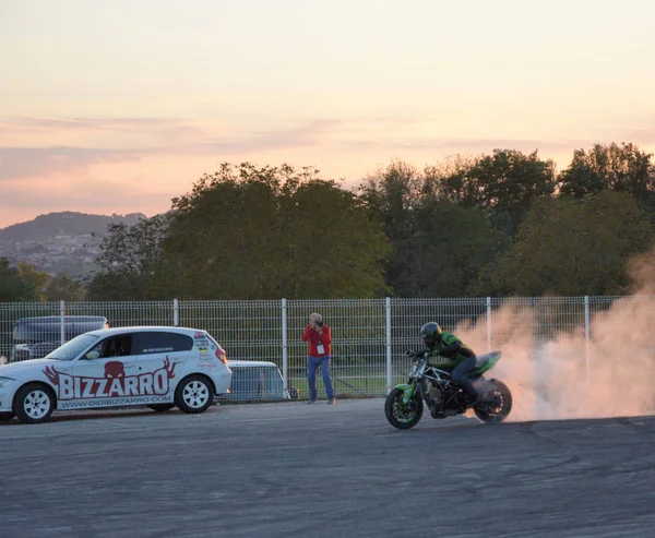 Sud Motor Expo Setembro 2018 Ariano Irpino Itália Performances Acrobacias — Fotografia de Stock