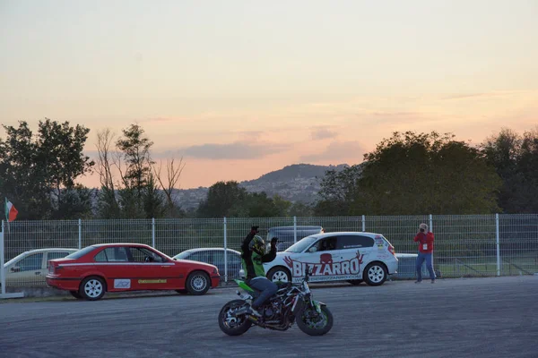 Sud Motor Expo Setembro 2018 Ariano Irpino Itália Performances Acrobacias — Fotografia de Stock