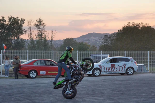 Sud Motor Expo Setembro 2018 Ariano Irpino Itália Performances Acrobacias — Fotografia de Stock