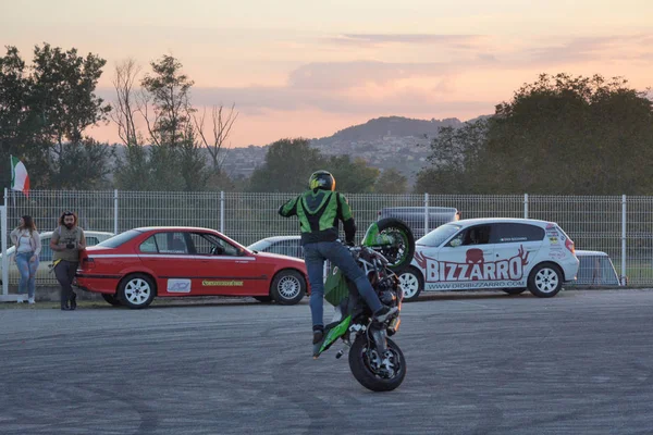 Sud Motor Expo Setembro 2018 Ariano Irpino Itália Performances Acrobacias — Fotografia de Stock