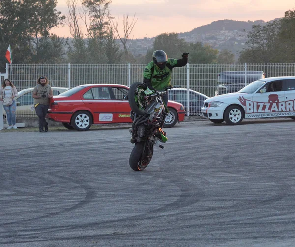 Sud Motor Expo Septembre 2018 Ariano Irpino Italie Performances Acrobaties — Photo