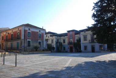 İtalya: Giffoni Sei Casali, 16 Şubat 2019 yılında kentsel peyzaj.