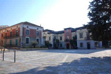 İtalya: Giffoni Sei Casali, 16 Şubat 2019 yılında kentsel peyzaj.