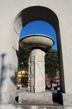 İtalya: Giffoni Sei Casali, 16 Şubat 2019 yılında kentsel peyzaj.