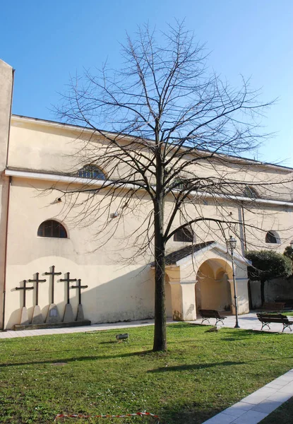 Italie Paysage Urbain Giffoni Sei Casali Février 2019 — Photo