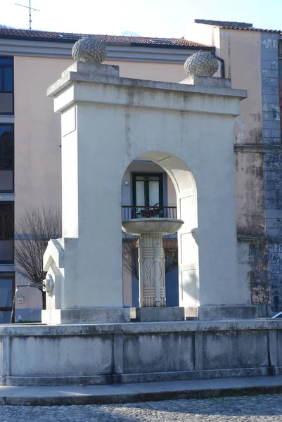 Italië Stedelijk Landschap Giffoni Sei Casali Februari 2019 — Stockfoto