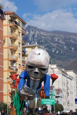 İtalya: Giffoni Valle Piana, 3 Mart 2019 yılında karnaval.