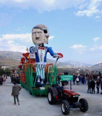 İtalya: Giffoni Valle Piana, 3 Mart 2019 yılında karnaval.