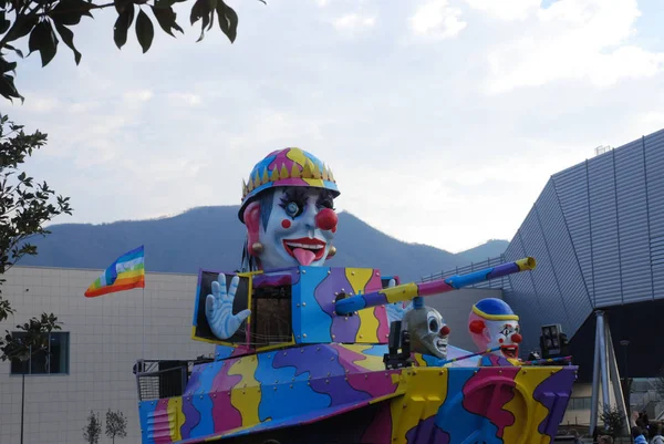 Italië Carnaval Giffoni Valle Piana Maart 2019 — Stockfoto