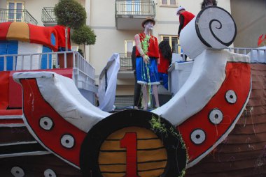 İtalya: Karnaval Giffoni Valle Piana, 21 Şubat 2010.