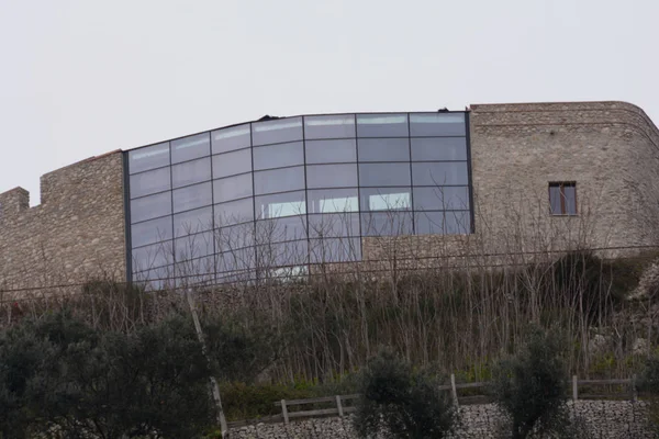 Itália Vista Castelo Giffoni Valle Piana Março 2019 — Fotografia de Stock