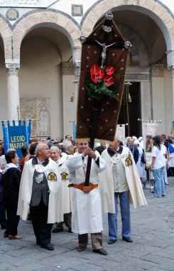 İtalya: Salerno, Saint Matteo dini alayı 21 Eylül 2008.