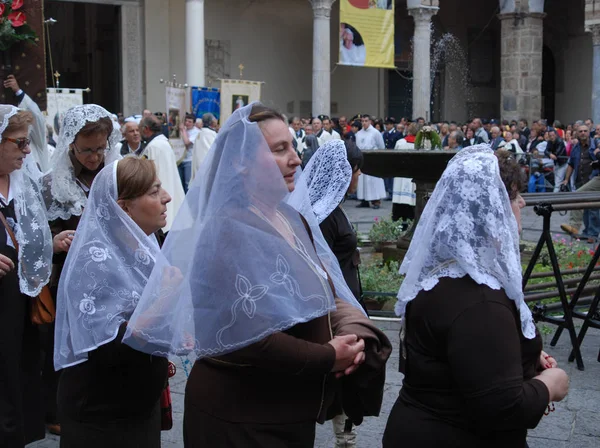 Italië Saint Matteo Religieuze Processie Salerno September 2008 — Stockfoto