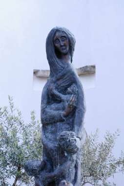 İtalya: Aziz Maria A Vico kilisede, Giffoni Valle Piana, 1 Nisan 2019.