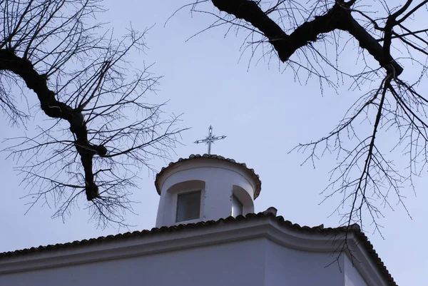 Italia Chiesa Santa Maria Vico Giffoni Valle Piana Aprile 2019 — Foto Stock