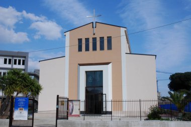 İtalya : Saint Vincenzo De Paoli Kilisesi, Salerno, Nisan 2019.