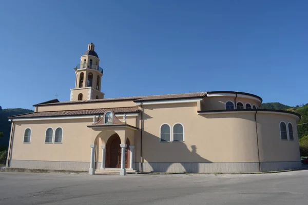 Italia Santuario Virgen Del Eterno Montecorvino Rovella Junio 2019 — Foto de Stock