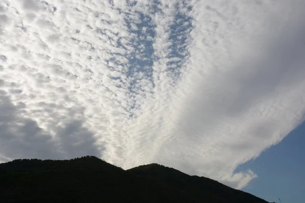 Italie Paysage Montagne Giffoni Valle Piana Juillet 2019 — Photo