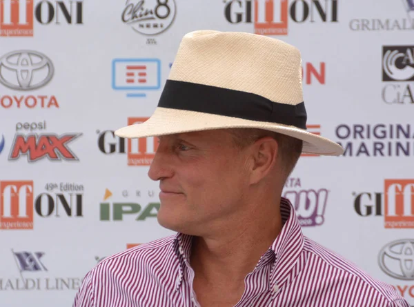 Giffoni Valle Piana Italien Juli 2019 Woody Harrelson Beim Giffoni — Stockfoto