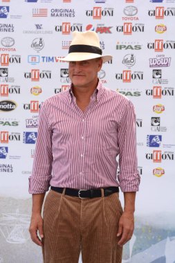 Giffoni Valle Piana, Sa, İtalya - 20 Temmuz 2019 : Woody Harrelson Giffoni Film Festivali'nde 2019 - 20 Temmuz 2019'da Giffoni Valle Piana, İtalya.
