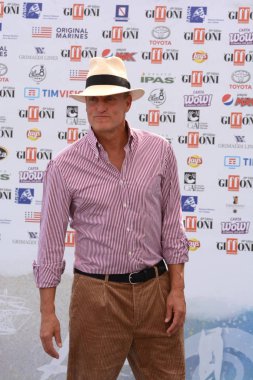 Giffoni Valle Piana, Sa, İtalya - 20 Temmuz 2019 : Woody Harrelson Giffoni Film Festivali'nde 2019 - 20 Temmuz 2019'da Giffoni Valle Piana, İtalya.