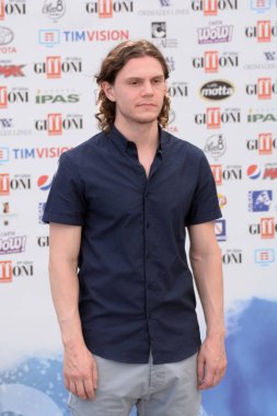 Giffoni Valle Piana, Sa, İtalya - 23 Temmuz 2019 : Evan Peters Giffoni Film Festivali'nde 2019 - 23 Temmuz 2019'da Giffoni Valle Piana, İtalya.