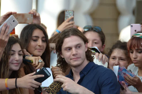 Giffoni Valle Piana Itálie Července 2019 Evan Peters Filmovém Festivalu — Stock fotografie