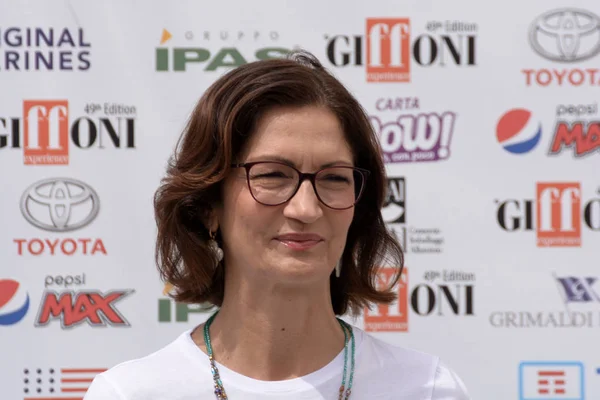 Giffoni Valle Piana Italia Julio 2019 Mariastella Gelmini Giffoni Film — Foto de Stock