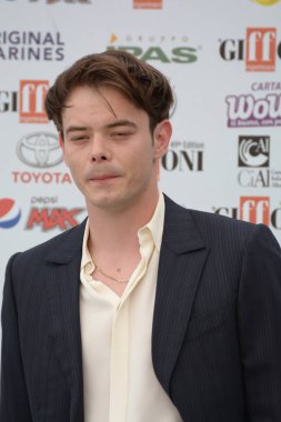 Giffoni Valle Piana, Sa, İtalya - 21 Temmuz 2019 : Charlie Heaton Giffoni Film Festivali'nde 2019 - 21 Temmuz 2019'da Giffoni Valle Piana, İtalya.