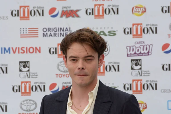 Giffoni Valle Piana Italy July 2019 Charlie Heaton Giffoni Film — Stock Photo, Image