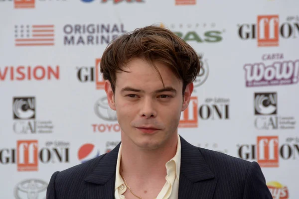 Giffoni Valle Piana, Sa, İtalya - 21 Temmuz 2019 : Charlie Heaton Giffoni Film Festivali'nde 2019 - 21 Temmuz 2019'da Giffoni Valle Piana, İtalya.