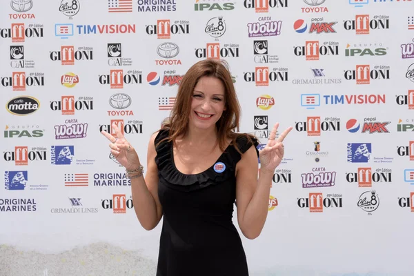 ギフォニ ヴァッレ ピアーナ イタリア 2019年7月27日 ルシア ボルゴンゾーニ アット ギフォニ映画祭 2019 — ストック写真