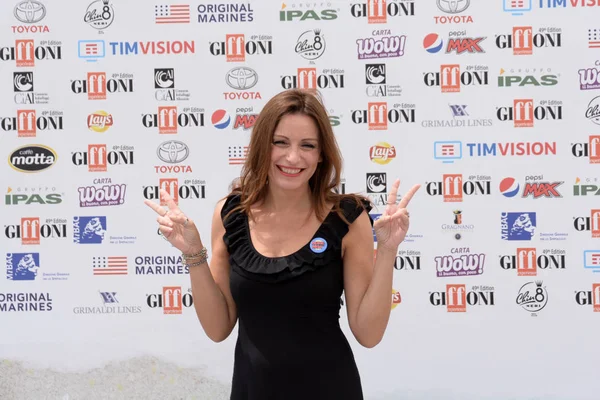 Giffoni Valle Piana Włochy Lipca 2019 Lucia Borgonzoni Giffoni Film — Zdjęcie stockowe