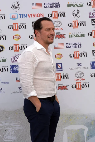 Giffoni Valle Piana Italien Juli 2019 Stefano Accorsi Giffoni Film — Stockfoto