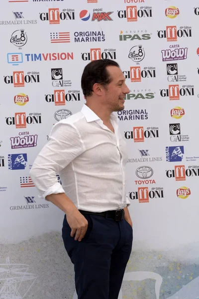 지포니 피아나 이탈리아 2019년 24일 2019 지포니 영화제에서 스테파노 아코르시 — 스톡 사진