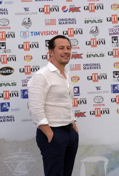 Giffoni Valle Piana Italien Juli 2019 Stefano Accorsi Giffoni Film — Stockfoto