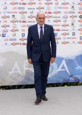 Giffoni Valle Piana, Sa, İtalya - 24 Temmuz 2019 : General Giuseppe Governale, Giffoni Film Festivali 2019 'da - 24 Temmuz 2019'da Giffoni Valle Piana, İtalya.