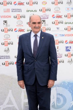 Giffoni Valle Piana, Sa, İtalya - 24 Temmuz 2019 : General Giuseppe Governale, Giffoni Film Festivali 2019 'da - 24 Temmuz 2019'da Giffoni Valle Piana, İtalya.