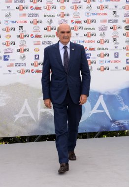 Giffoni Valle Piana, Sa, İtalya - 24 Temmuz 2019 : General Giuseppe Governale, Giffoni Film Festivali 2019 'da - 24 Temmuz 2019'da Giffoni Valle Piana, İtalya.