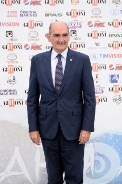 Giffoni Valle Piana, Sa, İtalya - 24 Temmuz 2019 : General Giuseppe Governale, Giffoni Film Festivali 2019 'da - 24 Temmuz 2019'da Giffoni Valle Piana, İtalya.